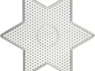 Perleplade, stor stjerne, str. 15x15 cm, medium, 10stk./ 1 pk.