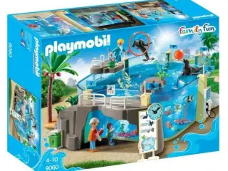 Playmobil akvarium og butik