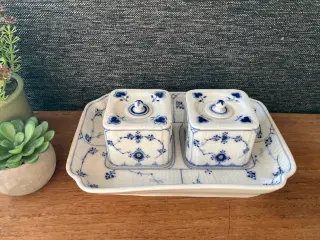 Royal Copenhagen musselmalet Riflet-kollektion