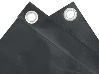 Balkonafskærmning HDPE 75 x 400 cm antracitgrå