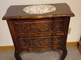 Entremøbel retro, lille, mørkbejdset