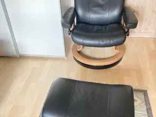 Stressless komfortstol m/forhøjelsesring