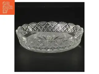 Gammel Krystal glasskål fra holmegaard(str. Ø 14,5 cm)
