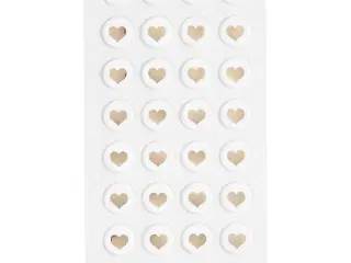 Puffy stickers, diam. 14 mm, tykkelse 2 mm, hvid, 32stk./ 1 pk.