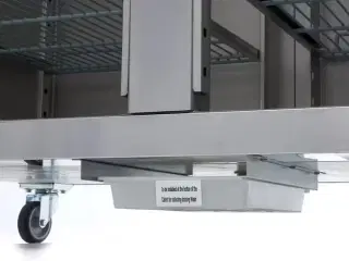 Display Fryser med glasdør – 1200 L rustfrit stål