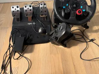 Rat og pedal + gearstang 