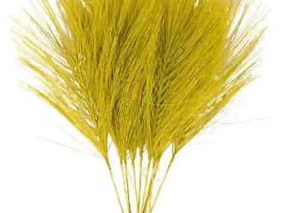 Kunstige fjer, L: 15 cm, B: 8 cm, grøn, 10stk./ 1 pk.
