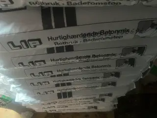 Lib hurtig hærdende beton mix