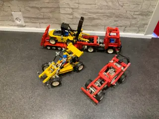 3 gamle lego technic sæt