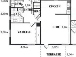 Lejlighed udlejes i  stuehus, Karup J, Viborg