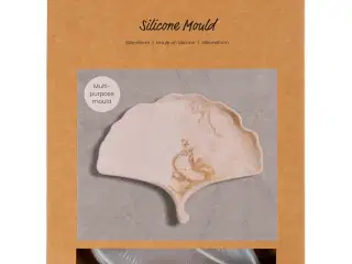 Silikoneform, Gingko blad, H: 1,5 cm, L: 18,5 cm, B: 14,8 cm, 1 stk.