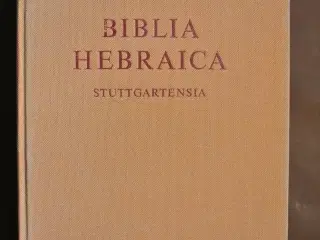 biblia hebraica stuttgartensia, ved k. elliger und