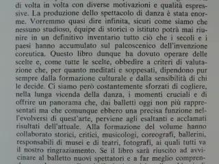 il balletto - reportorio del teatro di danza dal ,