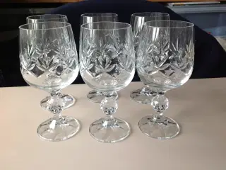 Krystalglas 6 stk.