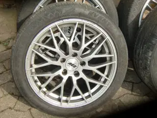 4 stk alufælge AEZ med dæk fra Peugeot 308