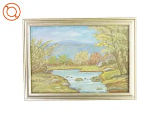 Billedramme / maleri med billede fra Ukendt (str. LB:62,5x46cm)