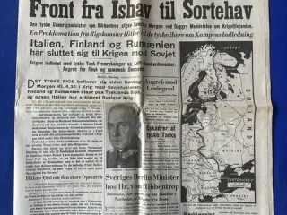 Avis - Politiken - 23. Juni 1941 - Krigen mod Rusland
