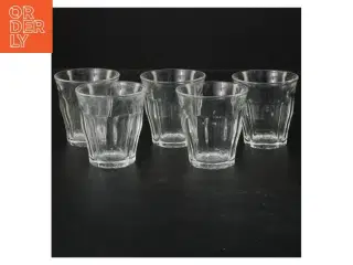Sæt med 5 glas (str. 5 styk. ø. 6,5 cm. længde. 7 cm)