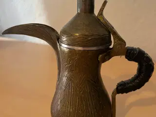 Vintage kaffekande med håndtag GIV ET BUD