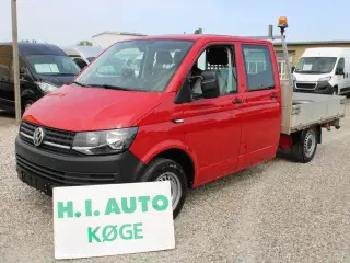 VW Transporter 2,0 TSi 150 Mandskabsvogn m/lad