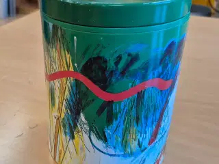 IRMA kunstdåse -Farverigt design