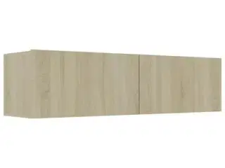 vidaXL tv-bord 120x30x30 cm konstrueret træ sonoma