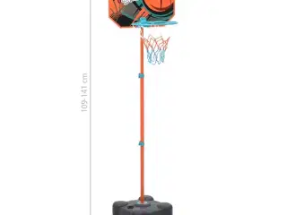 Bærbart basketballsæt justerbart 109-141 cm