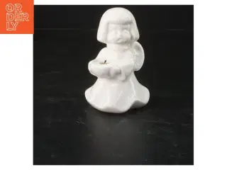 Keramik engel lysestage (str. 11,5 cm)