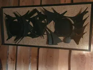 Relief - Metal kunst til væg. 