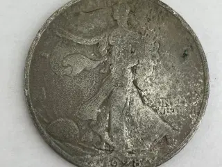 Half Dollar 1928 USA - Dårlig stand