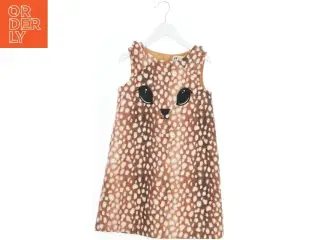 Kjole med dyreprint fra H&M (str. 128)