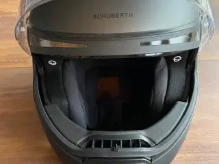 Schubert hjelm med originalt samtale anlæg