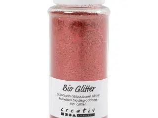 Bionedbrydelig Rød Glitter - 140 ml