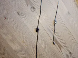 Trollbeads rævehalehalskæde og armbånd med charms