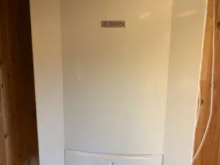 Gasfyr med skorsten 