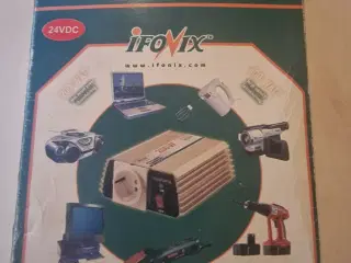 Ifonix strøm-inverter 24VDC til 230V