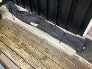 Meget fin kraftig sort STADIUM skipose på 190 cm