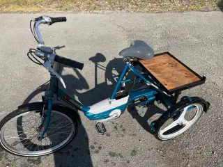 Tre hjulet Hean Power Hybridel cykel uden batteri 