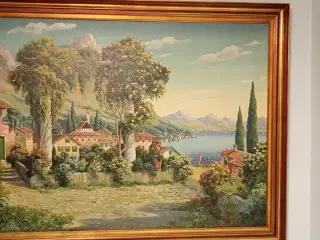 Oliemaleri I perfekt stand 