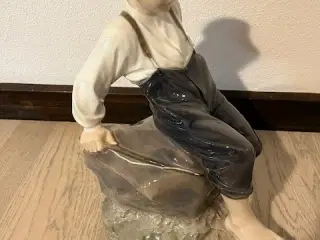 Kongelig porcelæns figur "Vogterdreng"