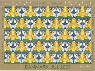 Danmark julemærkeark 2001 - POSTFRISK