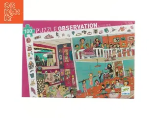 Observation puslespil med 100 brikker fra Djeco (str. 100 brikker 61x38 cm)