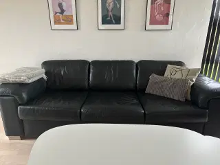 3+2 pers lædersofa