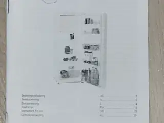 GRAM køle- og fryseskab 