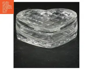 Hjerteformet glas Æske