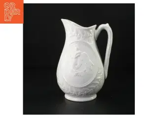 Antik Hvid reliefkande fra Dudson (str. 20 x 14 cm)