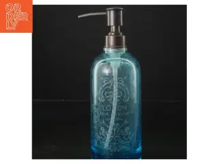 Blå lotion dispenser (str. 21,5x7 cm)