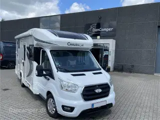 2020 - Chausson Titanium 640   Kommissionsbil. Lounge siddegruppe , Dobbeltseng, Populær model , 170Hk, 6-trins automatgear, solcelle, inverter 1500W