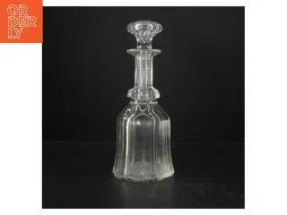 Gennemsigtig glasdekantersæt (str. 30 cm)