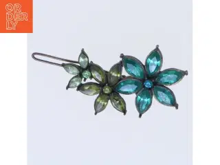Hårspænde med blomsterdesign (str. 6 cm)